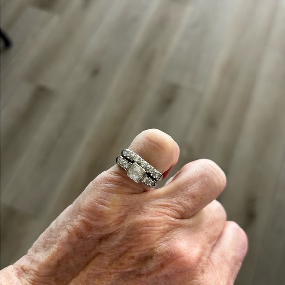 Vintage Diamond Wedding Set - Picture 4 of 9